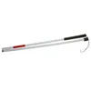 Folding Blind Cane 49" Long Blind Walking Stick Reflective Red Folding Walking Stick for Vision Impaired and Blind People