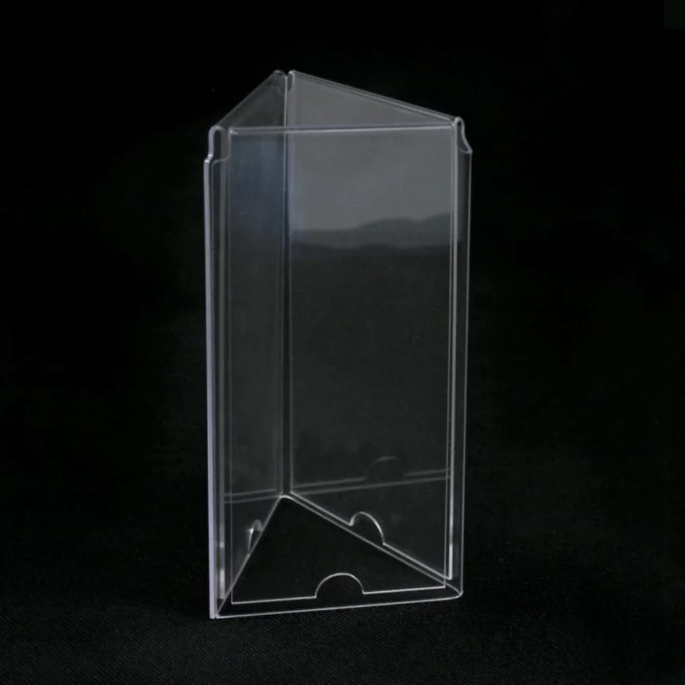 Triangular Acrylic Table Menu Holder Menu Display,Three Sided Acrylic
