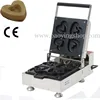 4pcs Commercial Use Non-stick 110v 220v Electric Love Heart Doughnut Maker