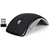 Customized Logo and Color 2.4G Wireless Foldable Mouse, 2.4Ghz Wireless Folding Mouse, Optical Wireless Arc Mouse for PC