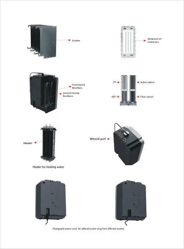 Water Softener kangen hydrogen alkaline water ionizer machines hydrogen water