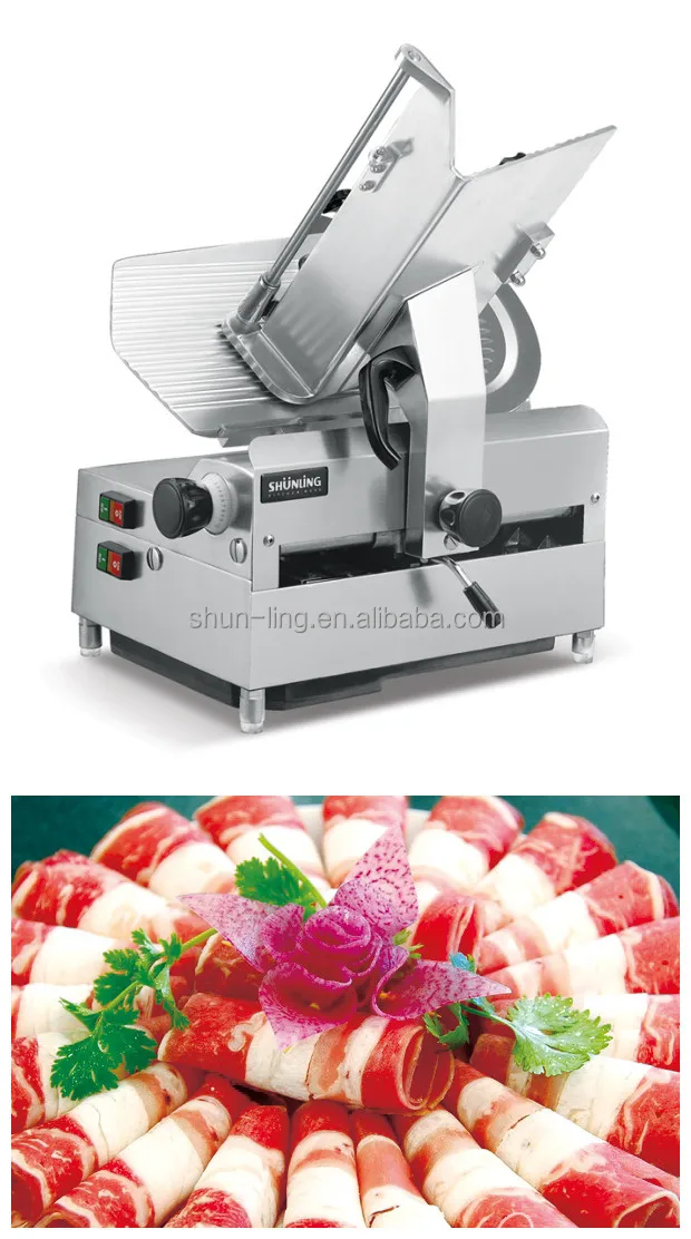 Commercial 12 Inch Automatic Meat Slicer,420w Industrial Electric