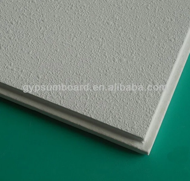 Decorative Gypsum Board Fiberglass Acoustic Insulation Ceiling