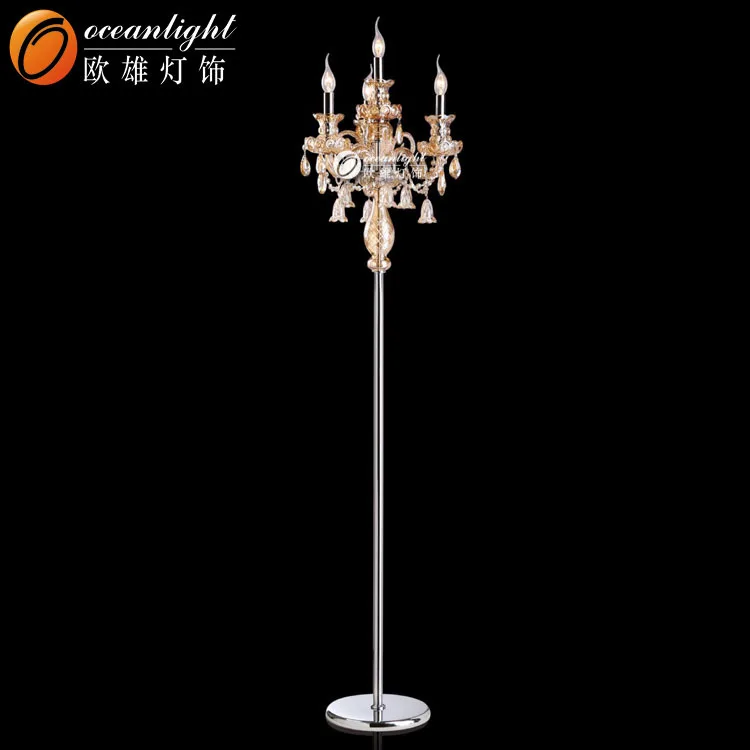 Floor Lamp Crystal Candle Chandelier Stand Light 88644f 3 1 K9 Modern Red