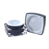 China wholesale empty round square cosmetic 15ml 30ml acrylic cream jar 50ml