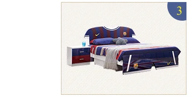 cheap children furniture kids bedroom bed blue for boy