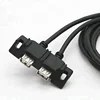 High Quality Oem Splitter Black Pvc 2M High Speed Data Transfer 480Mbps Male And Female Usb Cable