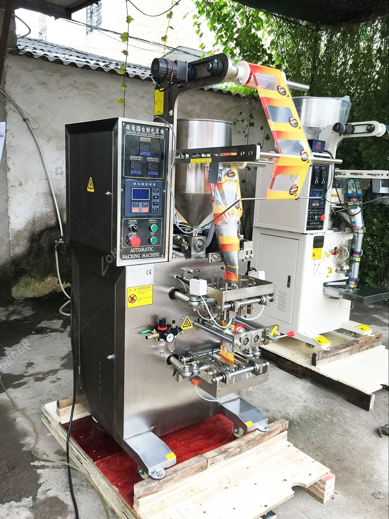 Automatic Tomato Ketchup Honey Packing Equipment Paste Liquid Pouch