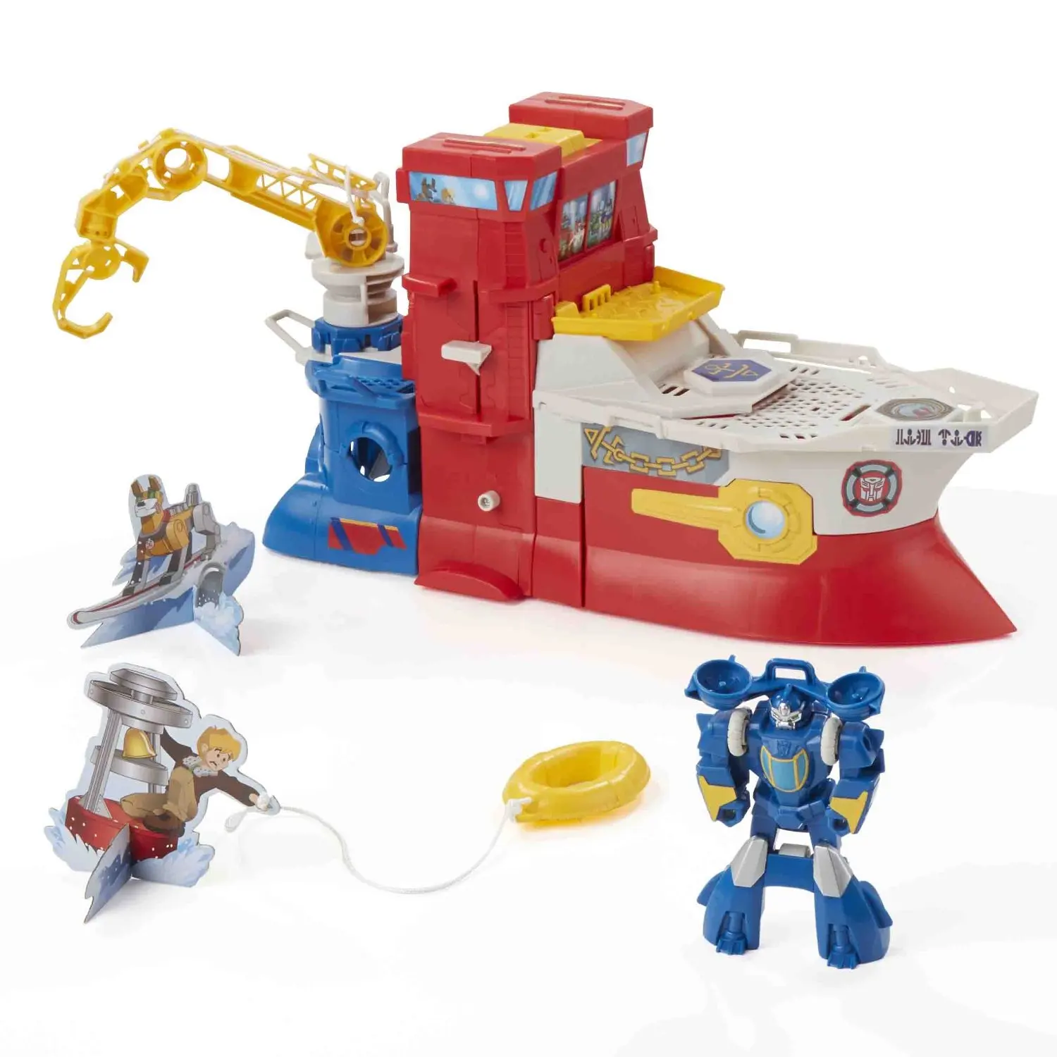 playskool heroes transformers rescue bots griffin rock firehouse headquarters
