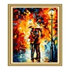 Love in the rain DIY Oil Painting By Numbers For Living Room Wall Art Home Decor
