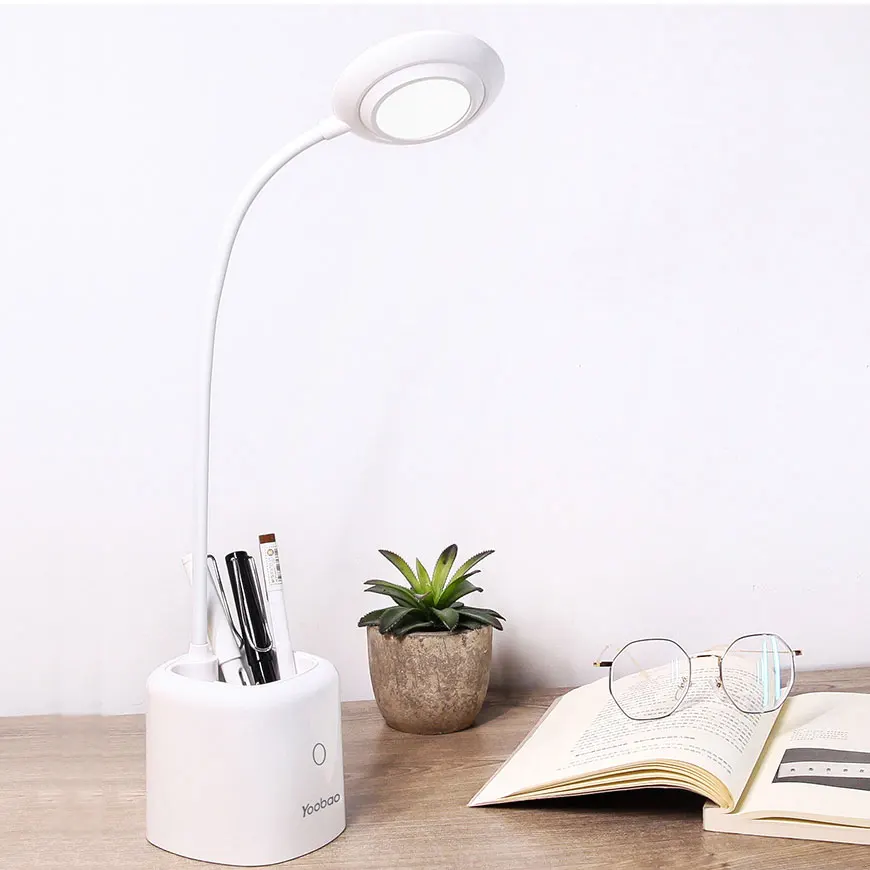 desk lamp with storage