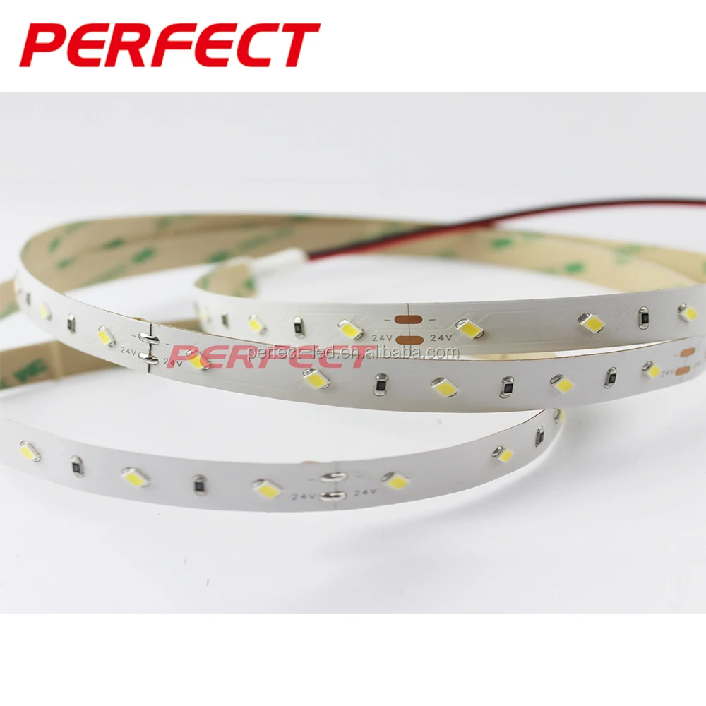 Factory Wholesale 4mm PCB Width Available DC24V SMD2835 Slim Ultra Thin Flexible LED Strip Light