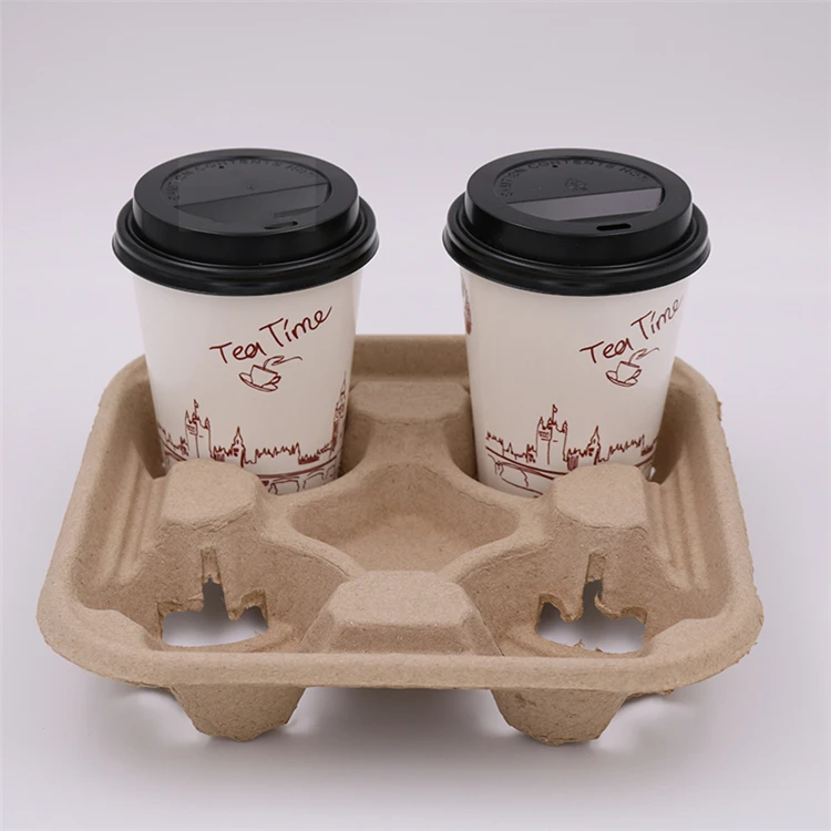 Cardboard Paper Coffee Cup Carrier For 2 Or 4 Cup - Buy Coffee Cup ...