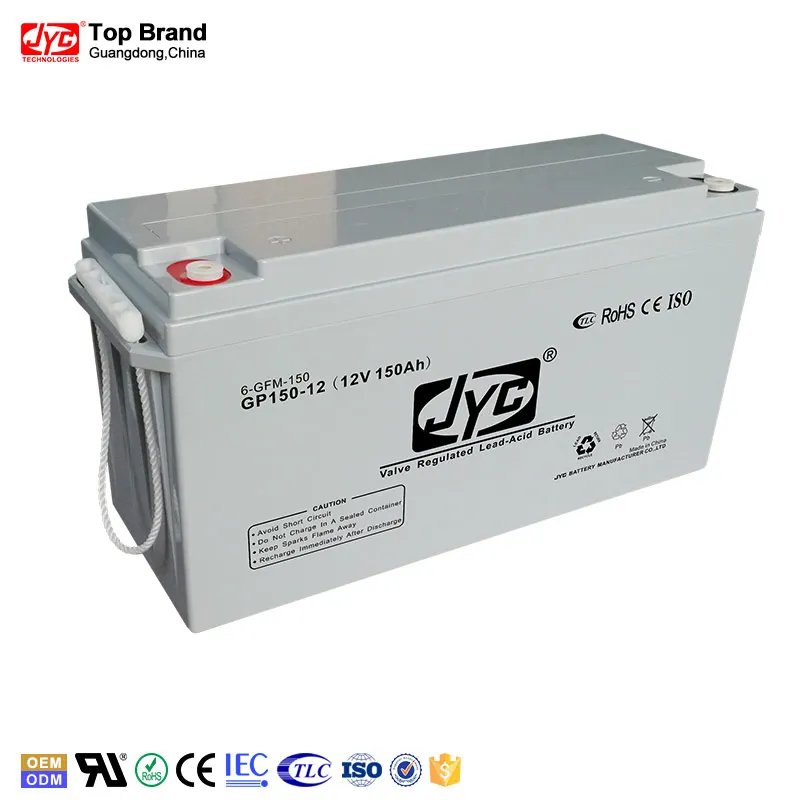 High Quality Valve Regulated Lead Acid Battery 12v 150ah Solar Gel Battery for Home Solar System/UPS