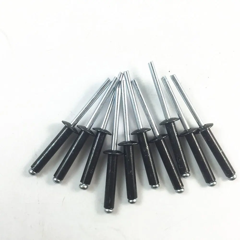 DHLink Brand new 20 Kayak Tri Bulb Rivets - Tri Grip Rivet - Black Long Pop Rivet