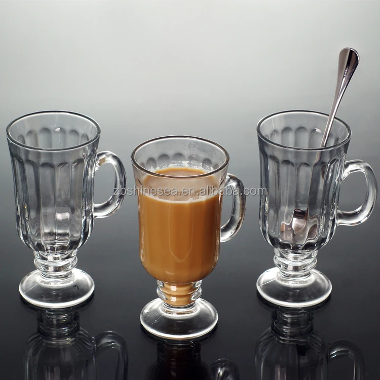 tall glass latte cups