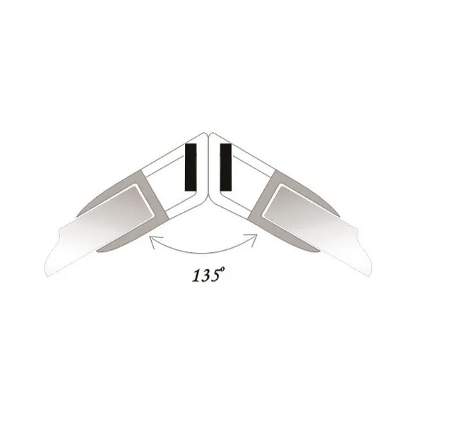 product shower sliding door magnetic weather pvc edging seal strip 008c-8