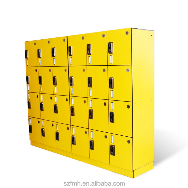Digitale lock geel kleur locker gebruikt school voor koop