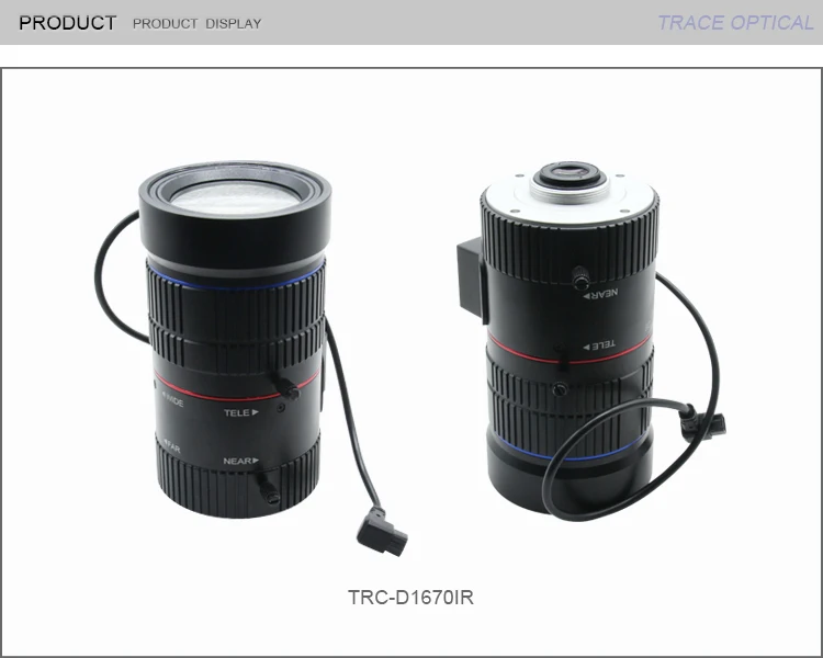 CS Mount 4K 70mm Adjustable Telephoto cam Zoom Camera Lens(id