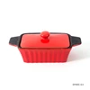 Ceramic baking bread pan dinner plate porcelain bakeware for cooking .kitchen. pizza microwave oven safe