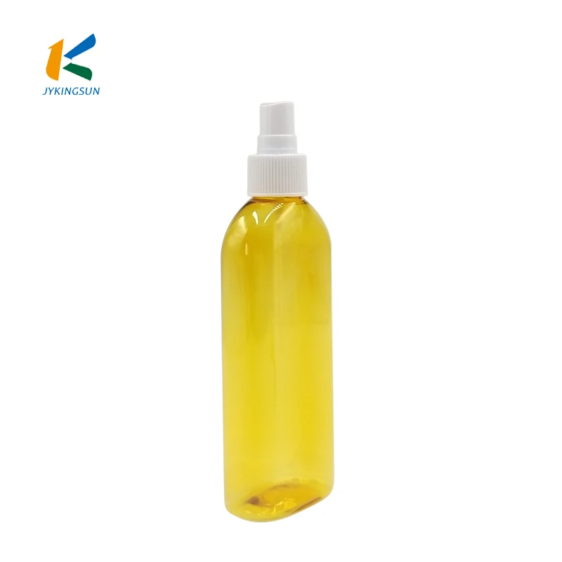 200ml Body Oil Spray Plastic Bottle Yellow Pet Eliquid Skin Cream