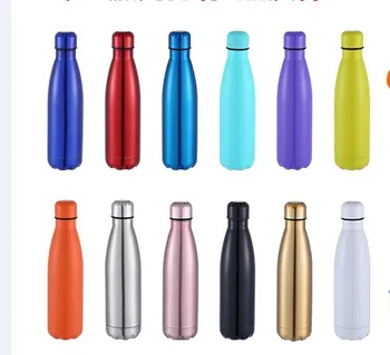 Custom Design Vacuum Flask Cola Bottle Stainless Steel Vacuum Mug 500ml ...