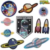 patches embroidery satellite rockets astronaut space flyer planets satellite patches for boys clothes coats of arms