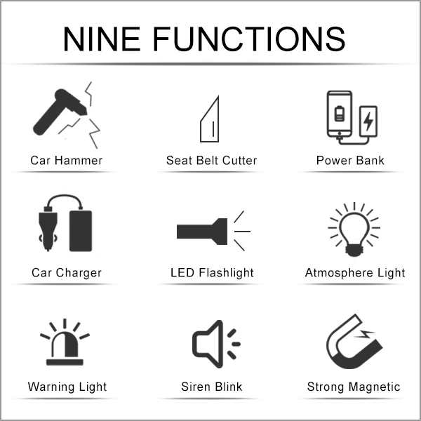 factory price power bank hammer quick charge ce car charger