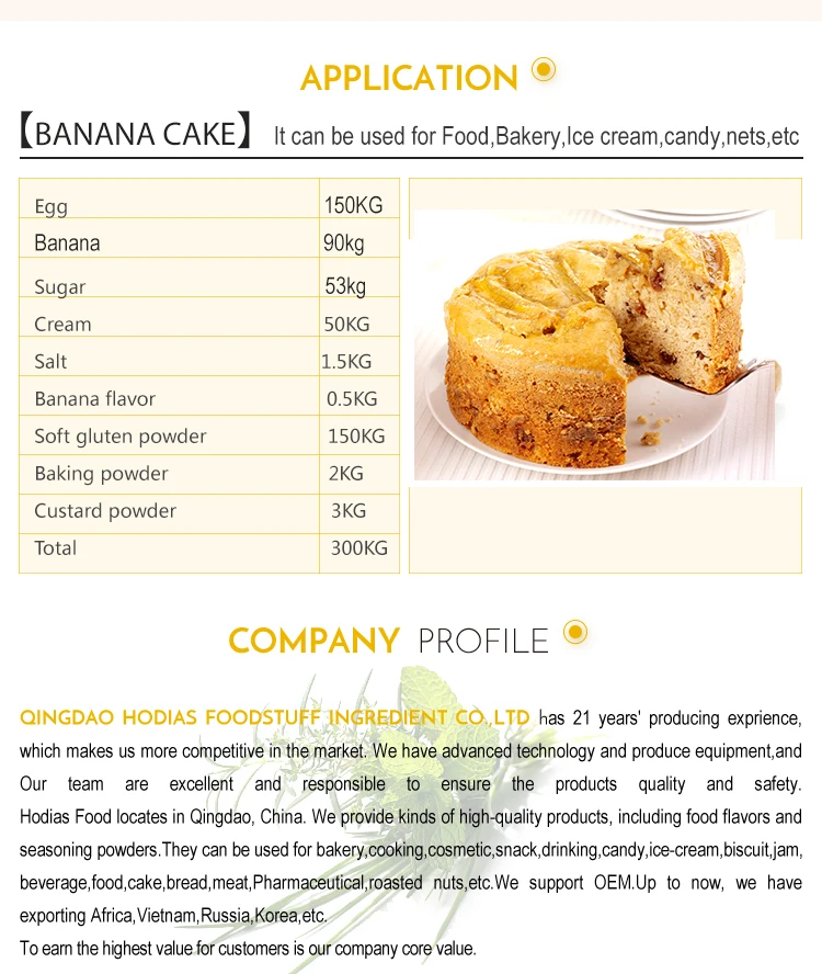 Halal Flavor Bakery,Candy,Icecream Fruit Flavor Banana Flavor Flavoring