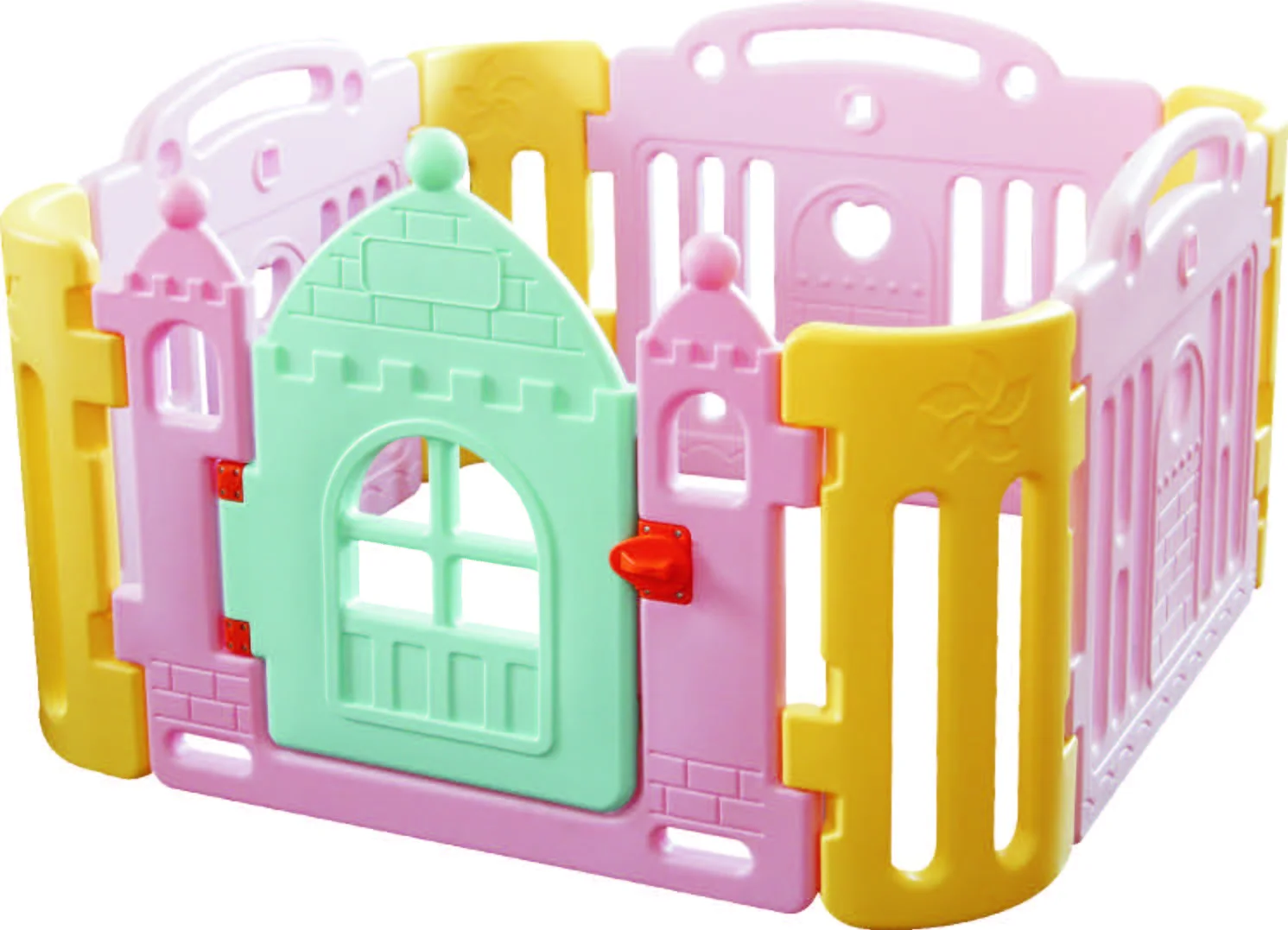 Pink Folding Parts For Good Large Korea Portable Luxury Baby Playpen