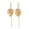 Gold fashion drop 925 sterling silver earing