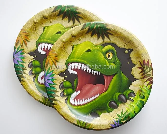 Dinosaurs Party Decorative Paper Plates Buy Dinosaurs Party Paper