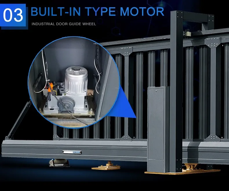 Aluminium Cantilever Factory Main Gate Of Security Gate Qg l2731a
