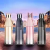 Creative Crown insulation double vacuum thermos 304 solid color cool portable student custom gift cup bottle