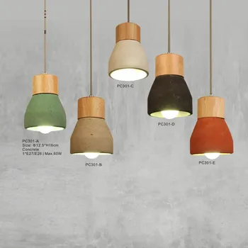 Ceiling Lights Concrete Hanging Light Cement Pendant Lighting