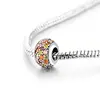4.5mm DIY Accessories Oxidized 925 Sterling Silver Round Beads fit Bracelet
