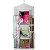 Hanging Gift Wrap Organizer Storage Bag Wrapping Paper Rolls Storage Holder