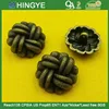 19mm Braided Finishing Fancy Metal Shank Button For Ladies Clothes -- MJ5414