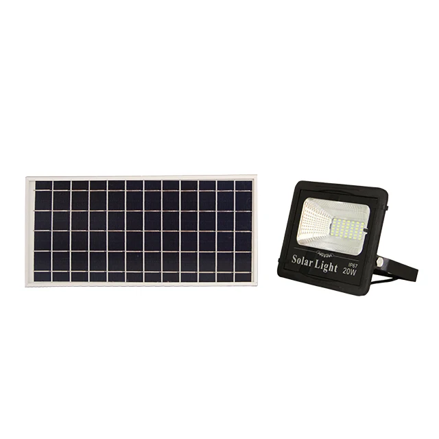 IP65 20w ultra slim led solar flood light