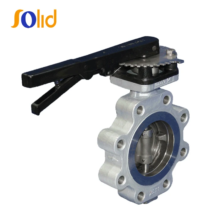 Stainless Steel CF8 CF8M Lug Type Butterfly Valve