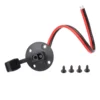 Solar 2 pin SAE Socket Sidewall Port, SAE Quick Cable Connect Solar Panel Mount for Motorcycle Generator Battery Charger