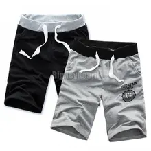 Mens Casual Gym Sport Cropped Shorts Pants Jogging Jogger Cropped Trousers Free Shipping