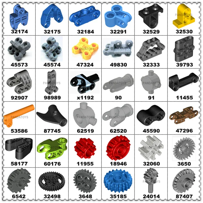 Legoes Mini Technics Blocks Diy Kit Technic Gear Learning Resources Toy ...