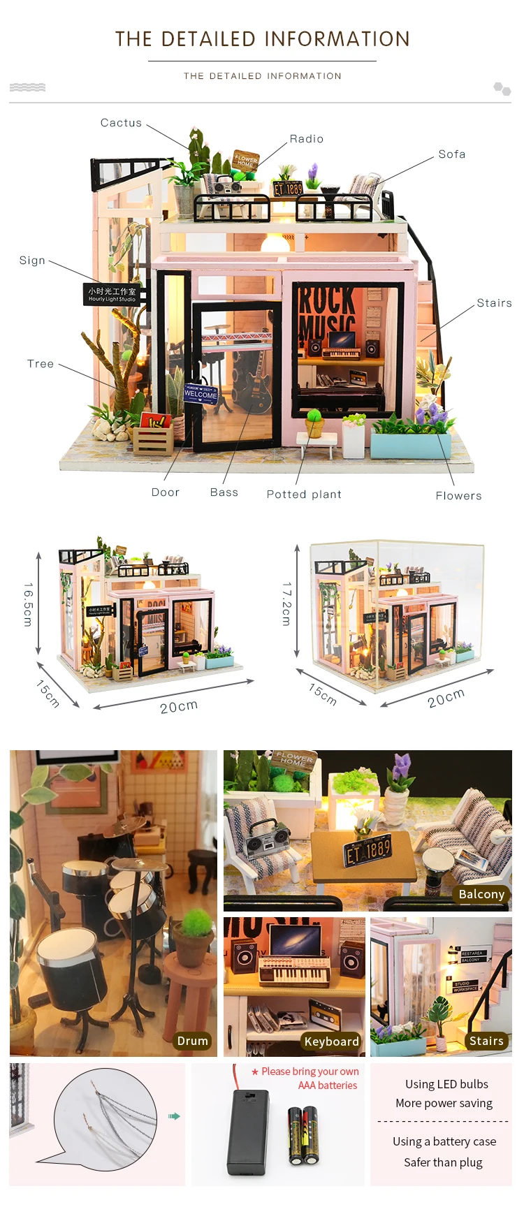 maison miniature en kit