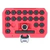 MASTER LOCK WHEEL NUT STUD KEY SET REMOVAL LOCKING SOCKET FOR BMW
