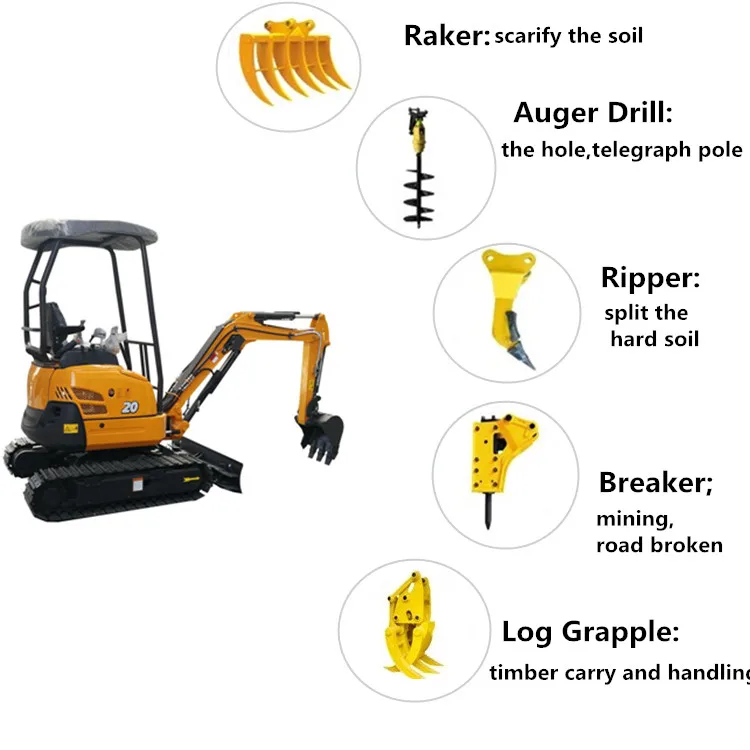 Hydraulic Hammer For Mini Excavator Winch Crawler Machine Buy