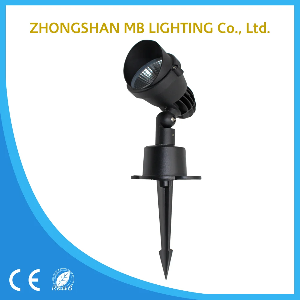 good quality COB10W 20W different size good price aluminum  led garden spike light