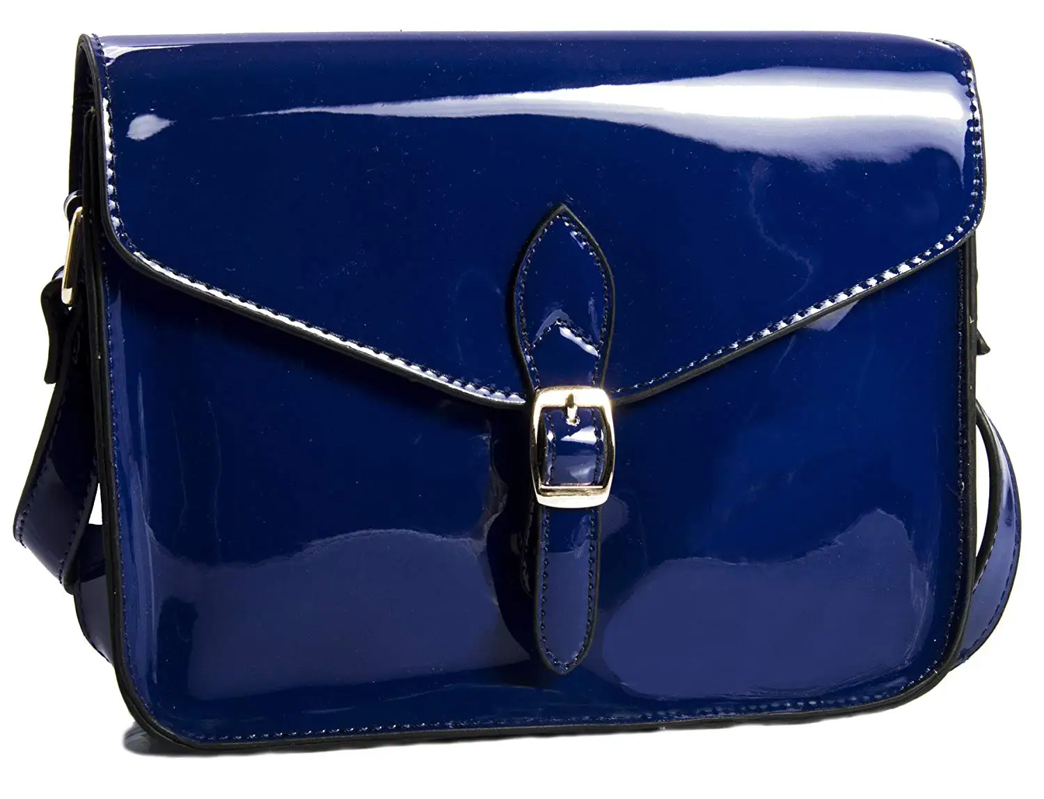 Royal Blue Patent Handbag Find Get Quotations Handbag Womens Fashion Patent Faux Leather Messenger Shoulder Bag Royal Blue