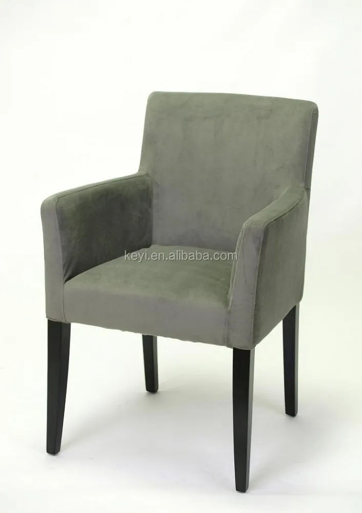 Modern Grey Removable Velvet Slipcover Fabric Hotel Chair Dining Modern Grey Removable Velvet Slipcover Fabric Hotel Chair Dining Restaurant With Arm Ky 3059