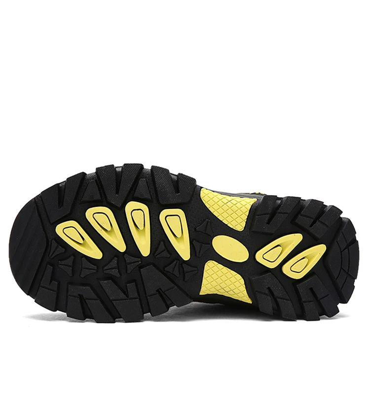 rubber sole trekking shoes